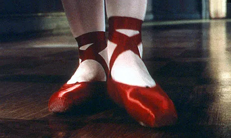 las zapatillas rojas